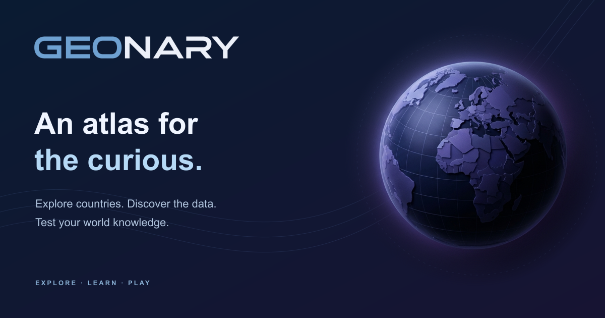 I built Geonary.net - an interactive world atlas with geography quizzes